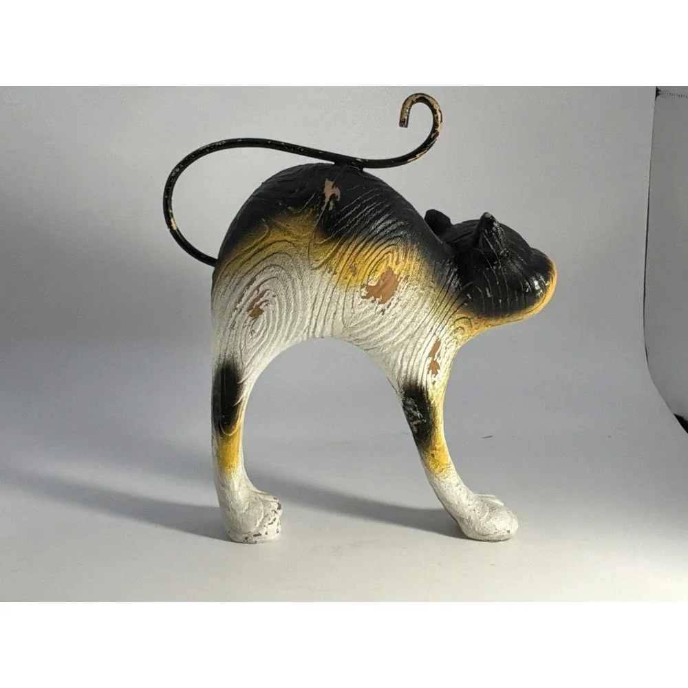 Calico Cat With Cheshire Grin Resin